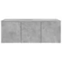 Mueble para TV madera contrachapada gris hormigón 80x34x30 cm de vidaXL, Muebles TV - Ref: Foro24-801863, Precio: 48,97 €, De...