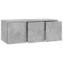 Mueble para TV madera contrachapada gris hormigón 80x34x30 cm de vidaXL, Muebles TV - Ref: Foro24-801863, Precio: 48,97 €, De...