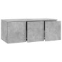TV-Schrank aus betongrauem Sperrholz, 80 x 34 x 30 cm von vidaXL, TV-Möbel - Ref: Foro24-801863, Preis: 48,97 €, Rabatt: %