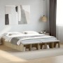 Bettgestell aus Sonoma-Eiche-Holzwerkstoff, 180 x 200 cm von vidaXL, Betten und Lattenroste - Ref: Foro24-3280547, Preis: 148...