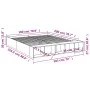 Bettgestell aus Sonoma-Eiche-Holzwerkstoff, 180 x 200 cm von vidaXL, Betten und Lattenroste - Ref: Foro24-3280547, Preis: 146...