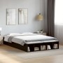 Black engineered wood bed frame 160x200 cm by vidaXL, Beds and slatted bases - Ref: Foro24-3280553, Price: 195,54 €, Discount: %