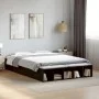 Estructura de cama madera de ingeniería negra 160x200 cm de vidaXL, Camas y somieres - Ref: Foro24-3280553, Precio: 192,24 €,...