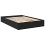 Estructura de cama madera de ingeniería negra 160x200 cm de vidaXL, Camas y somieres - Ref: Foro24-3280553, Precio: 192,24 €,...