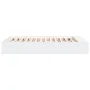 Estructura de cama madera de ingeniería blanca 135x190 cm de vidaXL, Camas y somieres - Ref: Foro24-3280587, Precio: 150,92 €...