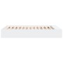 White engineered wood bed frame 135x190 cm by vidaXL, Beds and slatted bases - Ref: Foro24-3280587, Price: 153,00 €, Discount: %