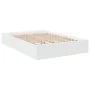 Estructura de cama madera de ingeniería blanca 135x190 cm de vidaXL, Camas y somieres - Ref: Foro24-3280587, Precio: 150,92 €...