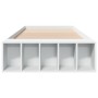 Weißer Bettrahmen aus Holzwerkstoff, 100 x 200 cm von vidaXL, Betten und Lattenroste - Ref: Foro24-3280601, Preis: 111,80 €, ...