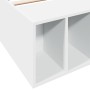 Weißer Bettrahmen aus Holzwerkstoff, 100 x 200 cm von vidaXL, Betten und Lattenroste - Ref: Foro24-3280601, Preis: 111,80 €, ...