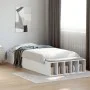 White engineered wood bed frame 90x190 cm by vidaXL, Beds and slatted bases - Ref: Foro24-3280615, Price: 104,57 €, Discount: %