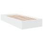 Estructura de cama madera de ingeniería blanca 90x190 cm de vidaXL, Camas y somieres - Ref: Foro24-3280615, Precio: 105,74 €,...