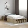 Estructura de cama madera de ingeniería roble Sonoma 90x190 cm de vidaXL, Camas y somieres - Ref: Foro24-3280617, Precio: 101...