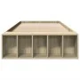 Estructura de cama madera de ingeniería roble Sonoma 90x190 cm de vidaXL, Camas y somieres - Ref: Foro24-3280617, Precio: 101...