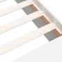 White engineered wood bed frame 75x190 cm by vidaXL, Beds and slatted bases - Ref: Foro24-3280622, Price: 103,01 €, Discount: %