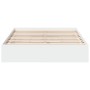 Weißes Holzwerkstoffbett mit Schubladen 140x200 cm von vidaXL, Betten und Lattenroste - Ref: Foro24-3280657, Preis: 281,11 €,...