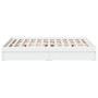 Weißes Holzwerkstoffbett mit Schubladen 140x200 cm von vidaXL, Betten und Lattenroste - Ref: Foro24-3280657, Preis: 281,11 €,...