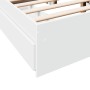 Weißes Holzwerkstoffbett mit Schubladen 140x200 cm von vidaXL, Betten und Lattenroste - Ref: Foro24-3280657, Preis: 281,11 €,...