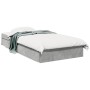 Cama con cajones madera ingeniería gris hormigón 100x200 cm de vidaXL, Camas y somieres - Ref: Foro24-3280674, Precio: 131,66...