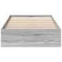 Sonoma gray engineered wood bed with drawers 100x200 cm by vidaXL, Beds and slatted bases - Ref: Foro24-3280676, Price: 134,9...