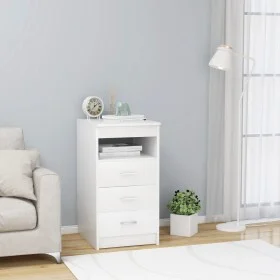 Kommode aus Sperrholz weiß 40x50x76 cm von vidaXL, Schließfächer und Lagerschränke - Ref: Foro24-801805, Preis: 80,57 €, Raba...