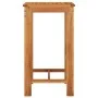 Gartentisch und Hocker 3 Stück Akazienholz PE Rattan grau von vidaXL, Gartensets - Ref: Foro24-3295263, Preis: 263,51 €, Raba...
