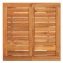 Gartentisch und Hocker 3 Stück Akazienholz PE Rattan grau von vidaXL, Gartensets - Ref: Foro24-3295263, Preis: 263,51 €, Raba...