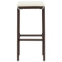 Gartentisch und Hocker 5 Stück Akazienholz PE Rattan braun von vidaXL, Gartensets - Ref: Foro24-3295282, Preis: 307,75 €, Rab...