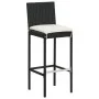 Garden table and stools 7 pcs acacia wood PE rattan black by vidaXL, Garden sets - Ref: Foro24-3295280, Price: 625,82 €, Disc...