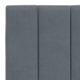 Bett mit dunkelgrauer Samtmatratze 140x200 cm von vidaXL, Betten und Lattenroste - Ref: Foro24-3208599, Preis: 392,81 €, Raba...