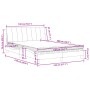 Bett mit dunkelgrauer Samtmatratze 140x200 cm von vidaXL, Betten und Lattenroste - Ref: Foro24-3208599, Preis: 392,81 €, Raba...