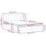 Bett mit dunkelgrauer Samtmatratze 140x200 cm von vidaXL, Betten und Lattenroste - Ref: Foro24-3208599, Preis: 385,36 €, Raba...