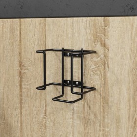 Salzsteinhalter aus schwarzem Stahl von vidaXL, Pferdefutter - Ref: Foro24-172476, Preis: 14,51 €, Rabatt: %