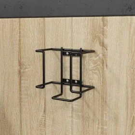 Salzsteinhalter aus schwarzem Stahl von vidaXL, Pferdefutter - Ref: Foro24-172476, Preis: 14,22 €, Rabatt: %