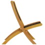 Klappbare Gartenstühle, 2 Stück, Akazienholz und schwarzer Stoff von vidaXL, Gartenstühle - Ref: Foro24-366510, Preis: 115,29...