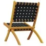 Folding garden chairs 2 pcs acacia wood and black fabric by vidaXL, Garden chairs - Ref: Foro24-366510, Price: 112,92 €, Disc...