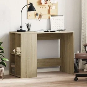 Schreibtisch aus Sonoma-Eichenholzwerkstoff, 102 x 50 x 75 cm von vidaXL, Schreibtische - Ref: Foro24-840543, Preis: 75,81 €,...
