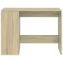 Schreibtisch aus Sonoma-Eichenholzwerkstoff, 102 x 50 x 75 cm von vidaXL, Schreibtische - Ref: Foro24-840543, Preis: 75,81 €,...