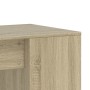 Schreibtisch aus Sonoma-Eichenholzwerkstoff, 102 x 50 x 75 cm von vidaXL, Schreibtische - Ref: Foro24-840543, Preis: 76,77 €,...