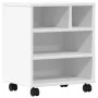 Printer stand with wheels white 41x32x48 cm by vidaXL, Printer supports - Ref: Foro24-840618, Price: 42,27 €, Discount: %
