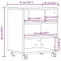 Printer stand with wheels white 41x32x48 cm by vidaXL, Printer supports - Ref: Foro24-840618, Price: 42,27 €, Discount: %