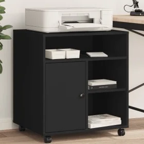 Printer stand with wheels black 60x50x67 cm by vidaXL, Printer supports - Ref: Foro24-840626, Price: 109,18 €, Discount: %