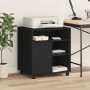 Druckerständer mit Rollen schwarz 60x50x67 cm von vidaXL, Drucker unterstützt - Ref: Foro24-840626, Preis: 111,73 €, Rabatt: %