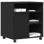 Printer stand with wheels black 60x50x67 cm by vidaXL, Printer supports - Ref: Foro24-840626, Price: 109,18 €, Discount: %