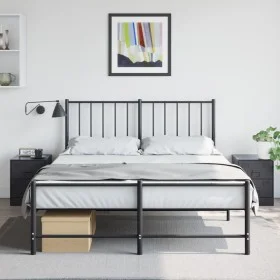 Mesitas de noche 2 unidades acero negro 34,5x39x44 cm de vidaXL, Mesitas de noche - Ref: Foro24-841620, Precio: 87,39 €, Desc...