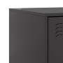 Mesitas de noche 2 unidades acero negro 34,5x39x44 cm de vidaXL, Mesitas de noche - Ref: Foro24-841620, Precio: 88,69 €, Desc...