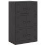 Sideboard aus schwarzem Stahl, 67 x 39 x 107 cm von vidaXL, Sideboards - Ref: Foro24-841655, Preis: 136,79 €, Rabatt: %