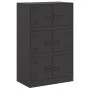 Sideboard aus schwarzem Stahl, 67 x 39 x 107 cm von vidaXL, Sideboards - Ref: Foro24-841655, Preis: 134,95 €, Rabatt: %