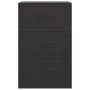 Sideboard aus schwarzem Stahl, 67 x 39 x 107 cm von vidaXL, Sideboards - Ref: Foro24-841655, Preis: 134,95 €, Rabatt: %