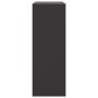 Aparador de acero negro 67x39x107 cm de vidaXL, Aparadores - Ref: Foro24-841655, Precio: 136,79 €, Descuento: %
