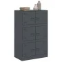 Anthracite steel sideboard 67x39x107 cm by vidaXL, Sideboards - Ref: Foro24-841657, Price: 145,32 €, Discount: %